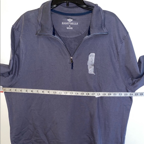 Eight Bells - Men’s long sleeve 1/4 zip grey Pullover (NEW WITH TAGS) Size: XL - Picture 5 of 9